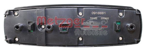 Interruptor, elevadores dos vidros METZGER 0916681
